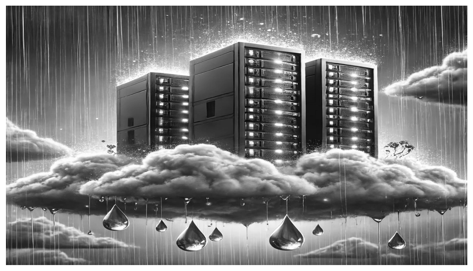 Computers in the cloud…and it’s raining!